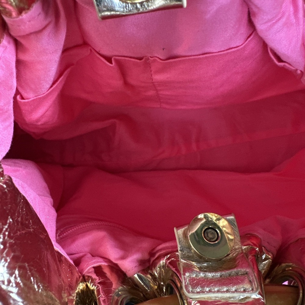Lilly Pulitzer Dress to Impress Clutch Hotty Pink Day Lilly Bamboo  MSRP $98 - Picture 5 of 10